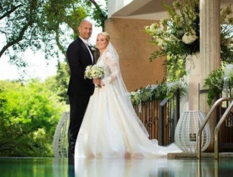 Debbie Koeman with her husband Jesse Tunderman on their wedding day.